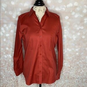 CHICO'S NWT Effortless Cotton Caroline Shirt No Iron